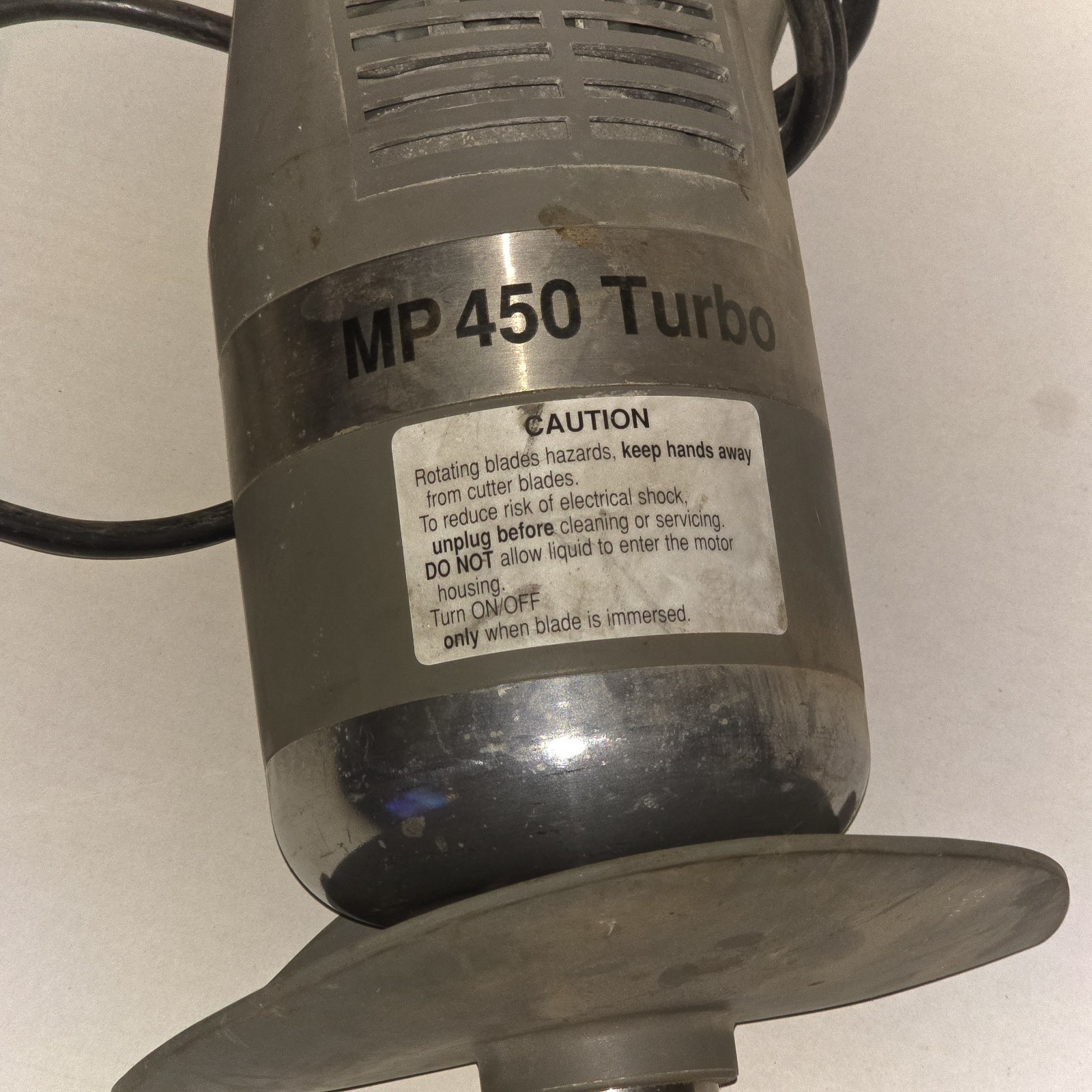 Robot Coupe MP450 Turbo 18" Single Speed Immersion Blender - 1 1/10 HP