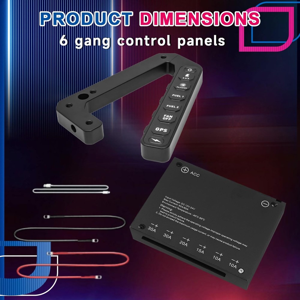 Handle Switch Panel Compatible with Jeep Wrangler JK 2007-2017 | No-Drill Plu...