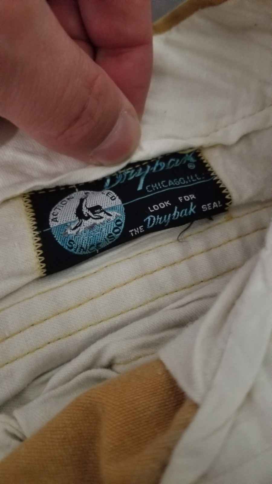 Vintage 50s 60s Drybak Canvas Hunting Pants Trousers Distressed 27