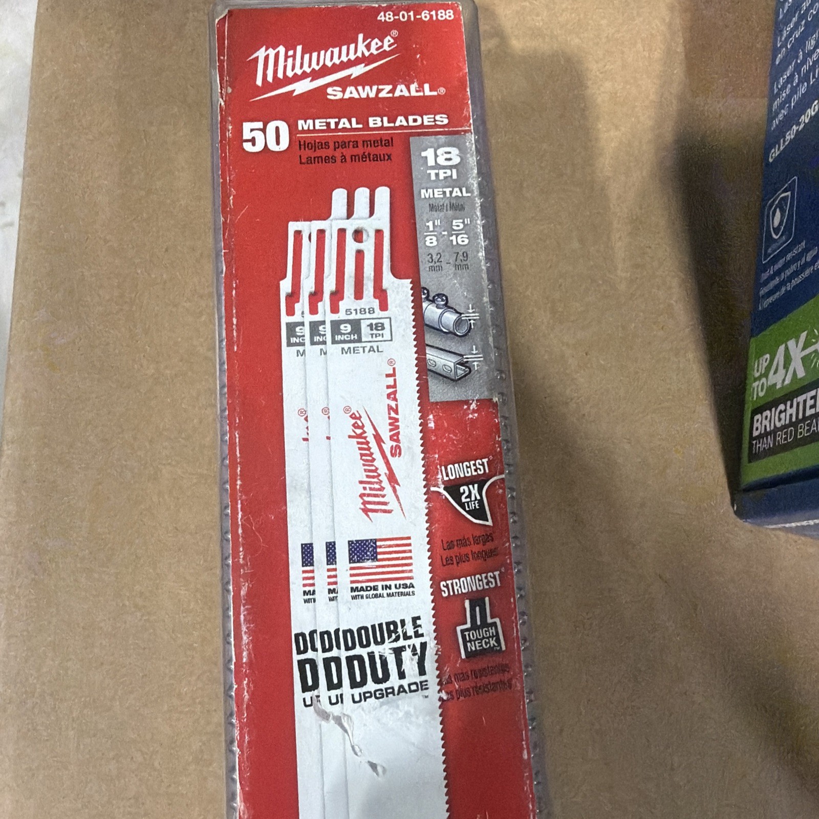 Milwaukee 48-01-6188 Reciprocating Saw Blade - White (50 Pack) New