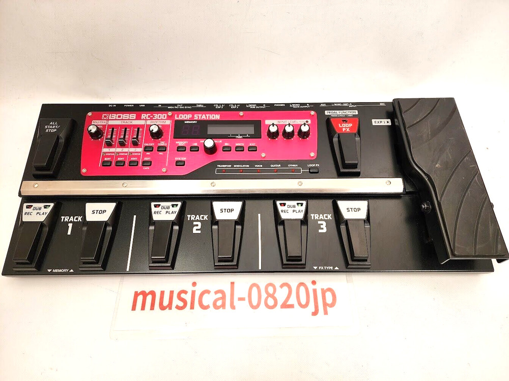 BOSS RC-300 Effector Loop Station Looper Guitar Effect Pedal