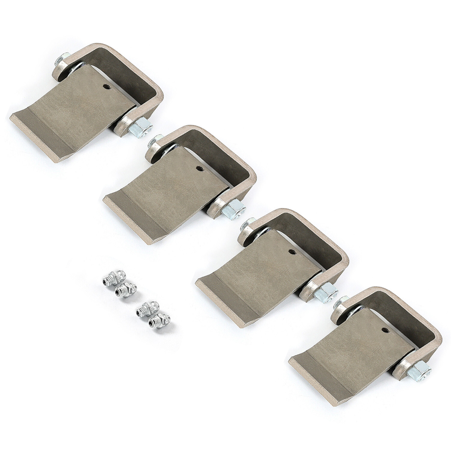 4pcs Door Hinges Heavy Duty Greaseable Dump Truck Trailer Strap Style Gate
