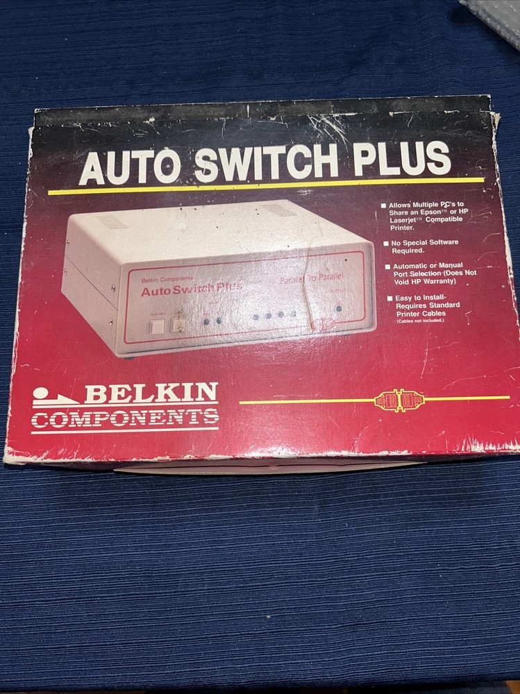 BELKIN COMPONENTS AUTO SWITCH PLUS New In box !!!  J25