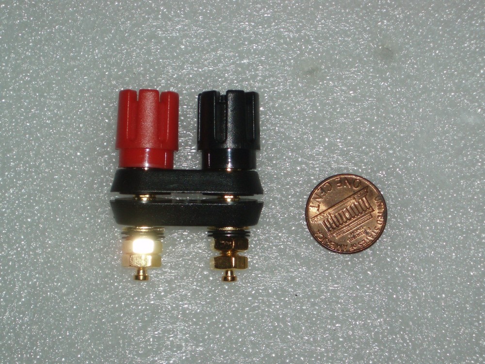 Dual Binding Post Banana Plug Socket Connectors  speaker amplifier