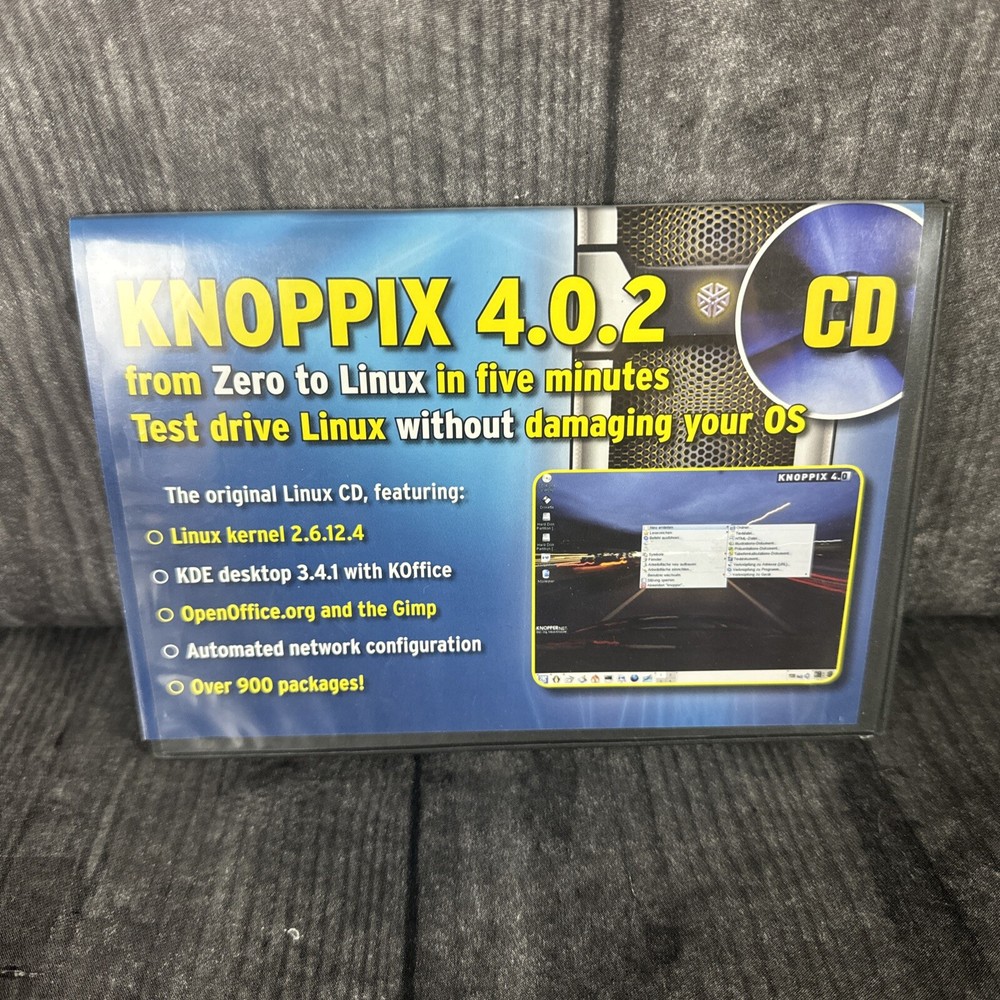 Linux Knoppix 4.0.2 Installation Disc