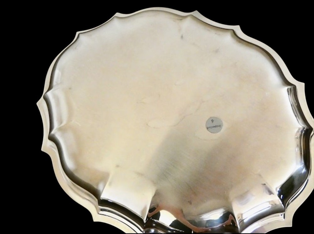 Two Silver Plated Serving Trays