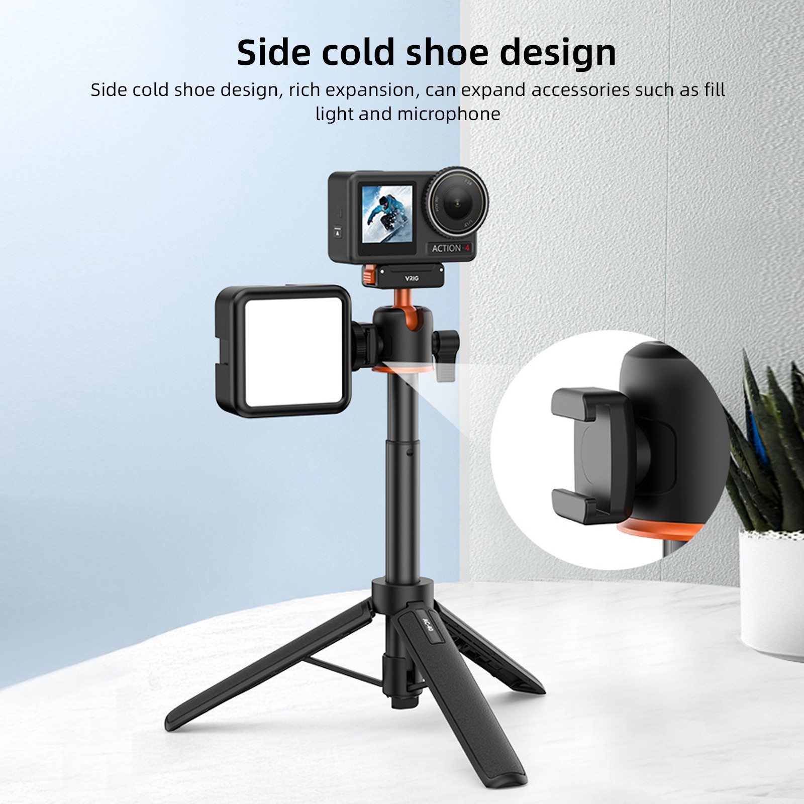 Camolo Portable Selfie Stick Handheld Tripod Stand For DJI Osmo Action 6/5/4 US