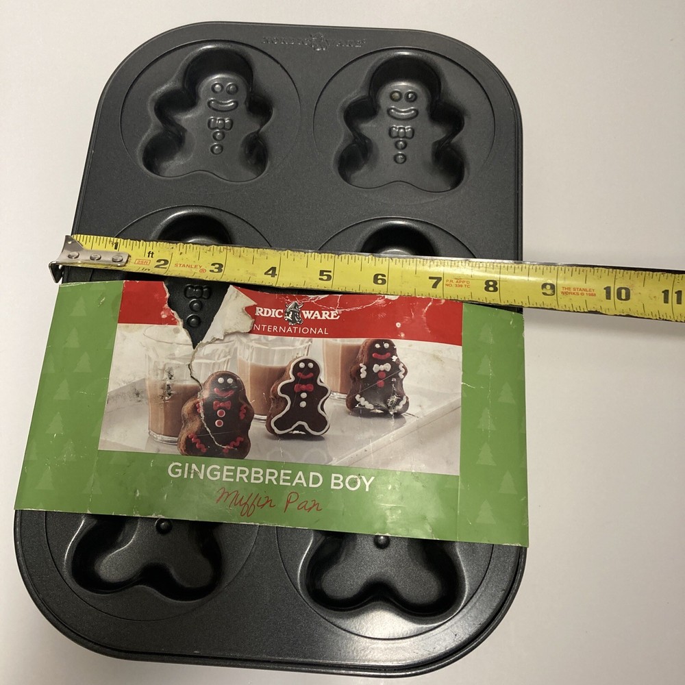Nordic Ware Ginger Bread Boy Muffin Pan