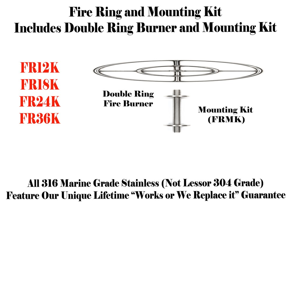 FR36K: 36” FIRE RING & MOUNTING KIT