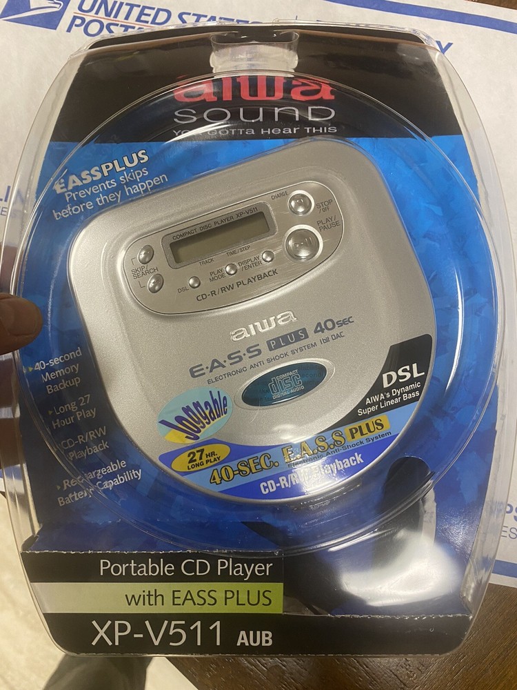 Aiwa XP-V511 Portable CD Player EASS - BRAND NEW SEALED