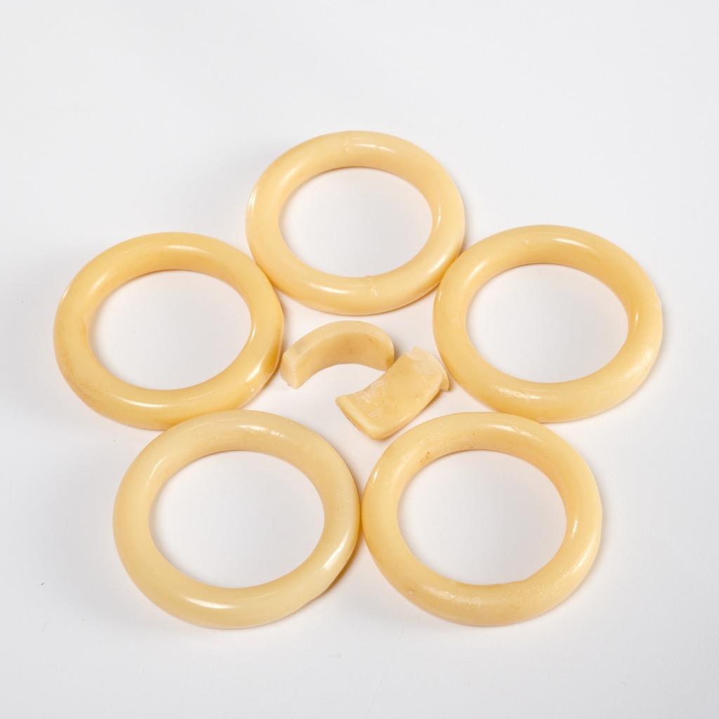 Pair Vintage Carved Resin Chinese Incense Censer Burner Foo Dogs Ornate READ