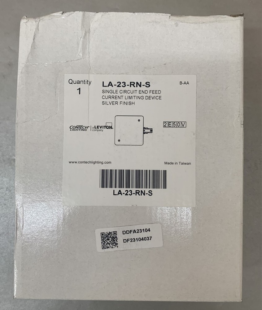 Contech Lighting LA-23-RN-S Single Circuit End Feed / Current Limit Device