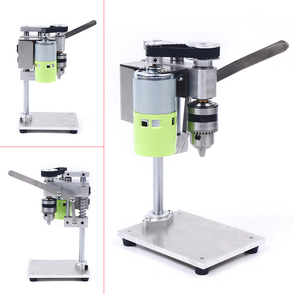 Mini Electric Drill Press with Variable Speed for Workbench Use