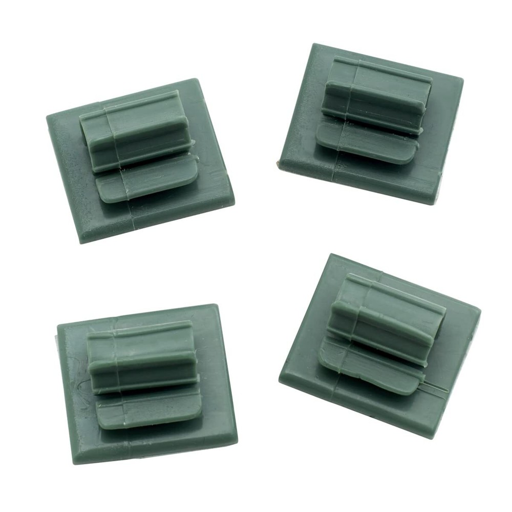 RoadPro RPCLIPS Self Adhesive Plastic Wire Clips - 4 Pack