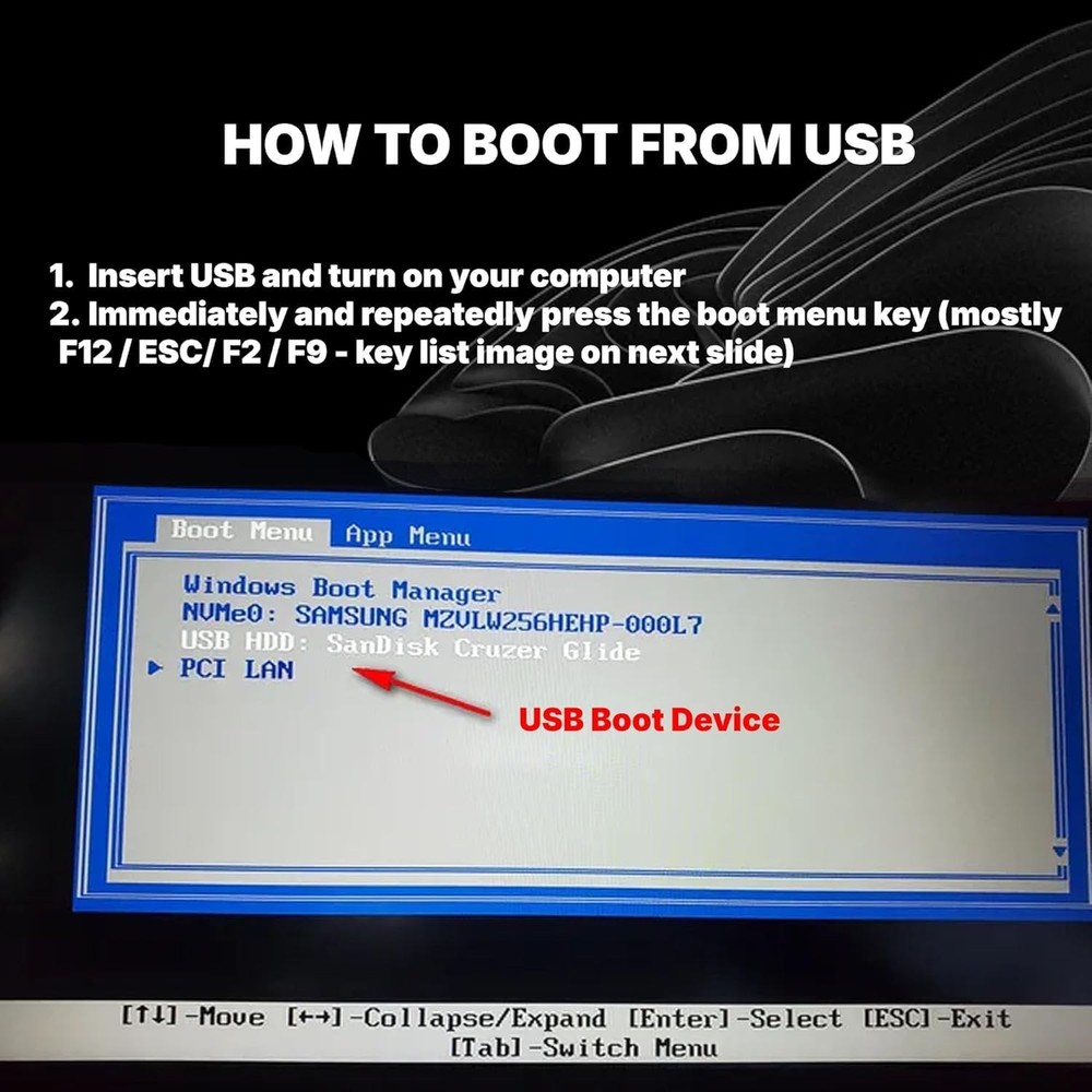 Bootable USB Type C + A Installer for Windows 10 , Activation Key Included. R...