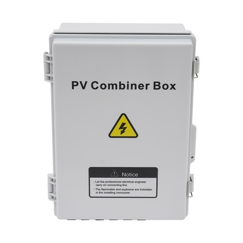 6 String PV Junction Box Solar Combiner Box For Solar System Circuit Breaker