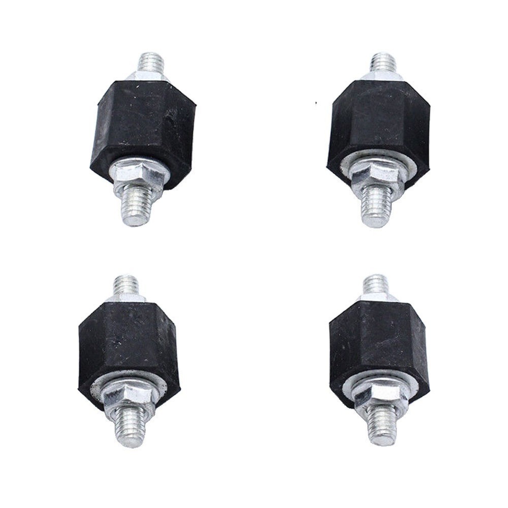 Black Rubber For buffer Pad with Nut Suitable for Multiple Applications