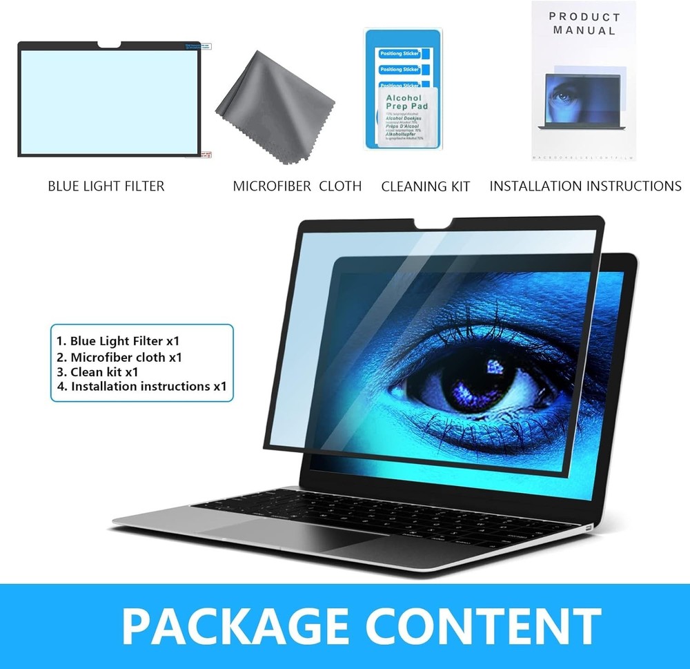 15-Inch MacBook Pro Screen Protector: Anti-Glare & Blue Light Blocking Filter