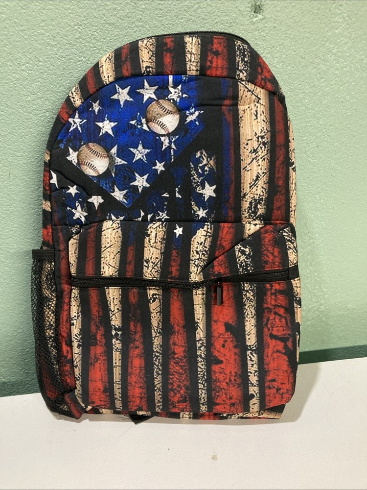 Backpack Flag/Baseball