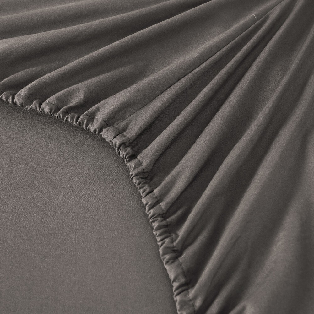 4 Pcs Soft Solid & Embroidery Bed Sheets Set Hotel Luxury, Cooling Bed Sheets