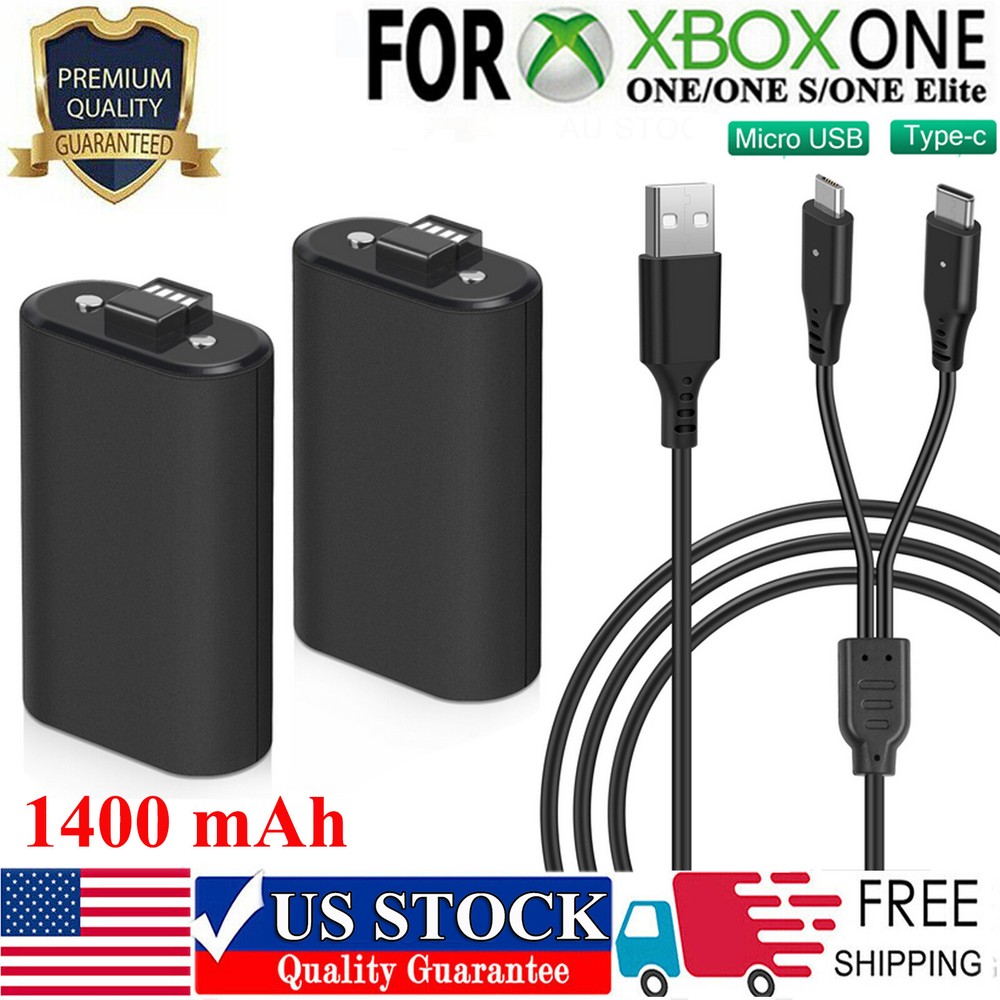 Rechargeable Battery Pack For XBox One X/S Series X/S Controller & Charger Cable