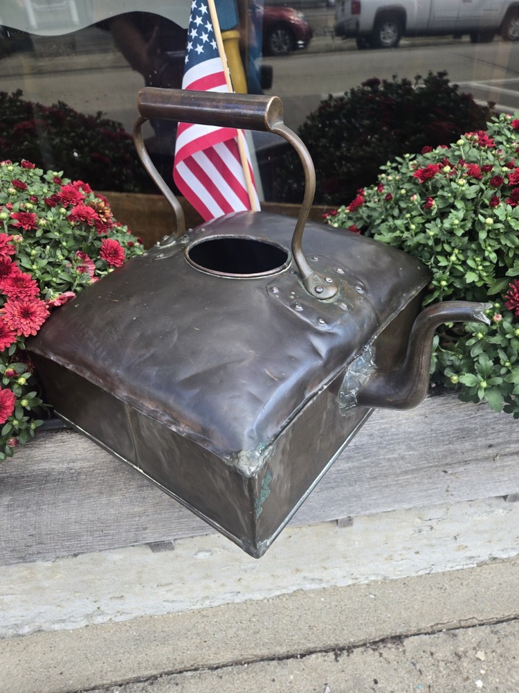 19th Century Copper Ships Tea Pot