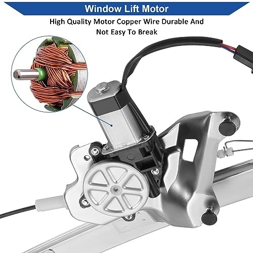 741-762 Power Window Regulator with Motor Assembly Front Left Driver Side