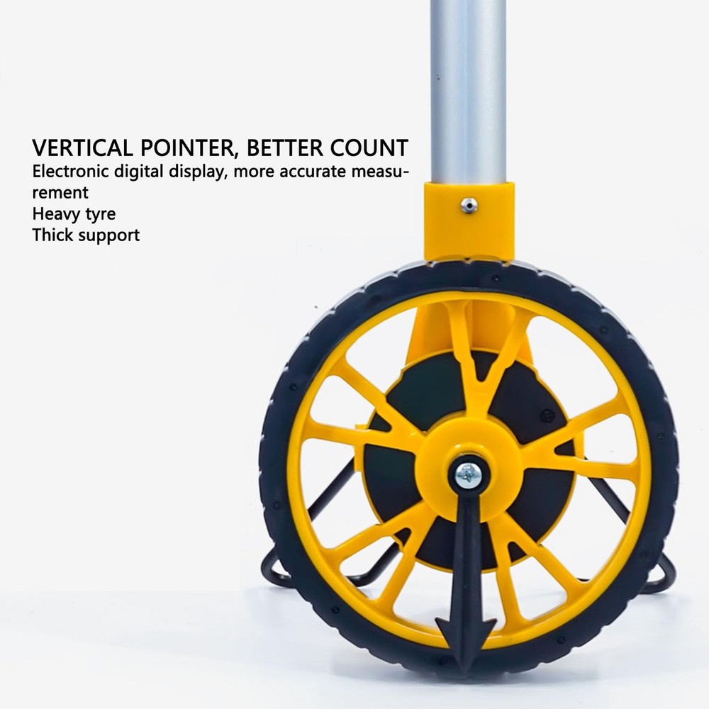 Portable Digital Display Measuring Wheel with Switchable FT/IN/M/CM Units,...