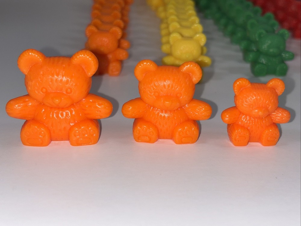 Learning Resources Three Bears Counters, Color, Size & Sorting, Set of 96 GUC