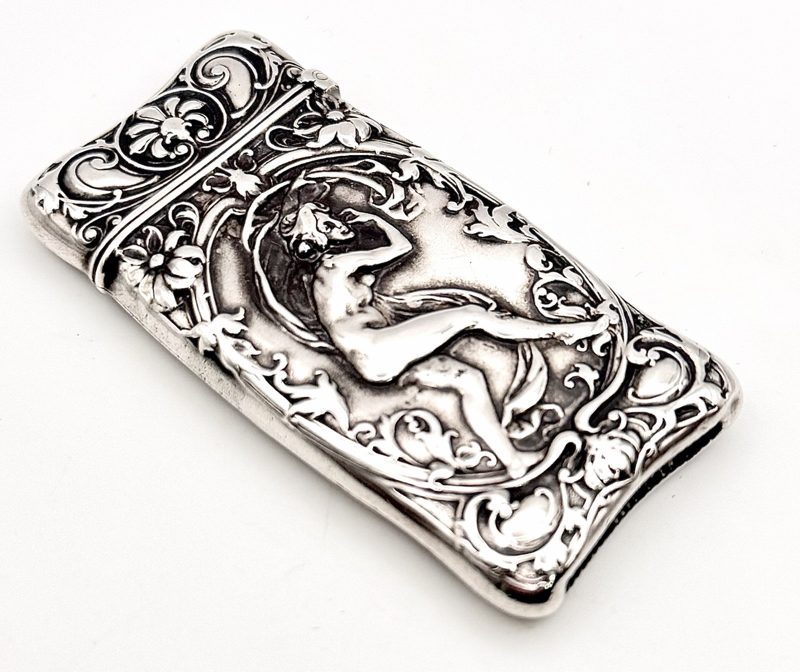 Gorham Sterling Match Safe - Art Nouveau/Jugendstil Design - Antique