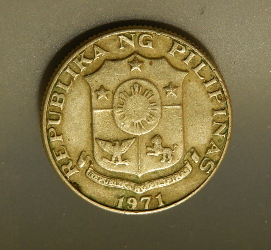 1971 Philippines 25 Sentimos Coin