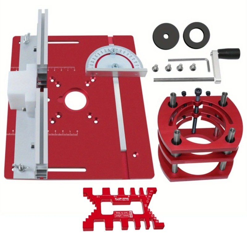 Elevating Flip-Over Milling Table Slotting & Trimming with Adjustable Backstop