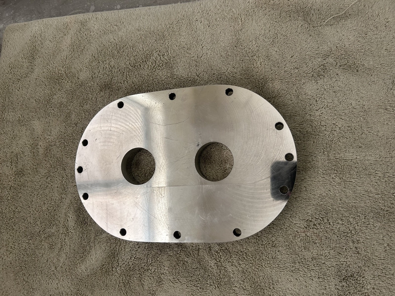 Mooneyham Blowers BILLET REAR BEARING PLATE 671 8-71 and larger 14 street race
