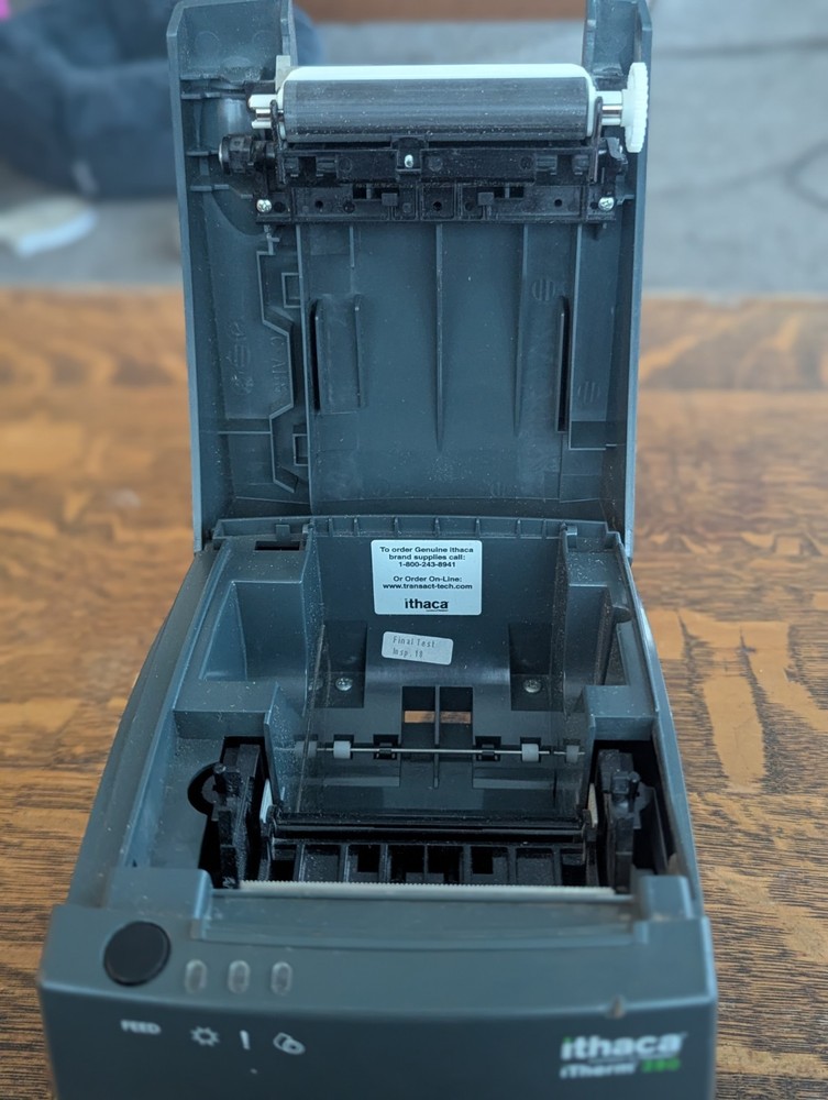 Ithaca Thermal Receipt Printer Untested For Spare Parts