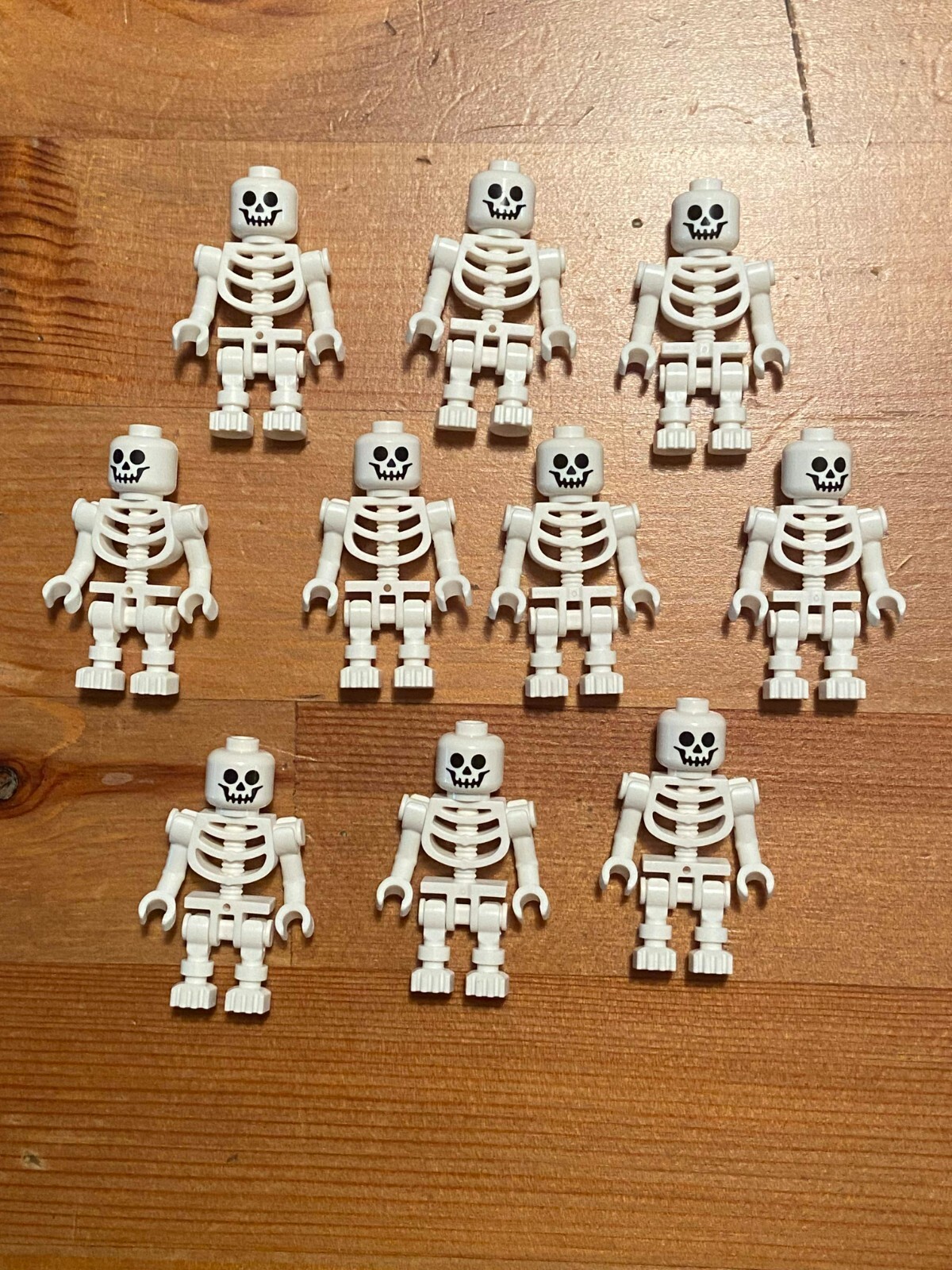 10 NEW LEGO SKELETONS LOT halloween minifigures figures pirates castle bone dead