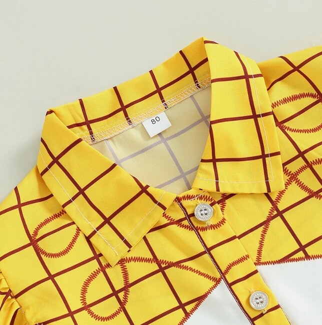 NEW Toy Story Cowgirl Jesse Girls Denim Skirt Outfit Halloween Costume