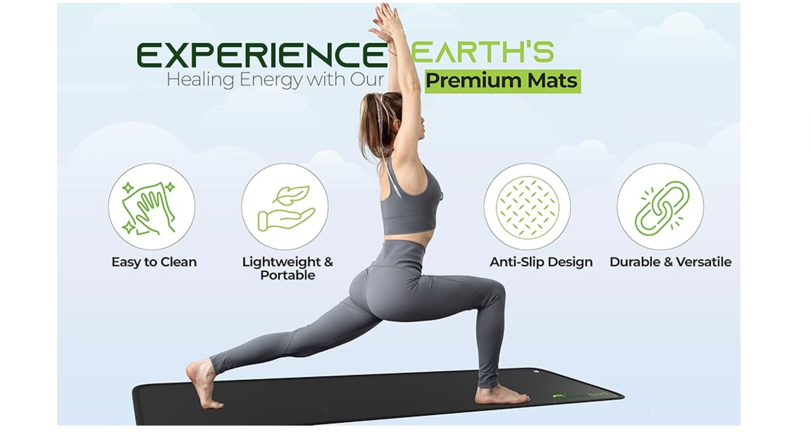 Grounding Mat | 39.4x11.8 Earthing Pad for Relieving Stress Anxiety Inflammation