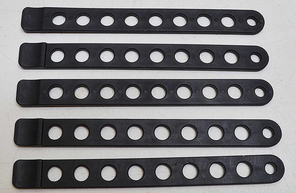 Five New Replacement Rubber Bike Rack Straps