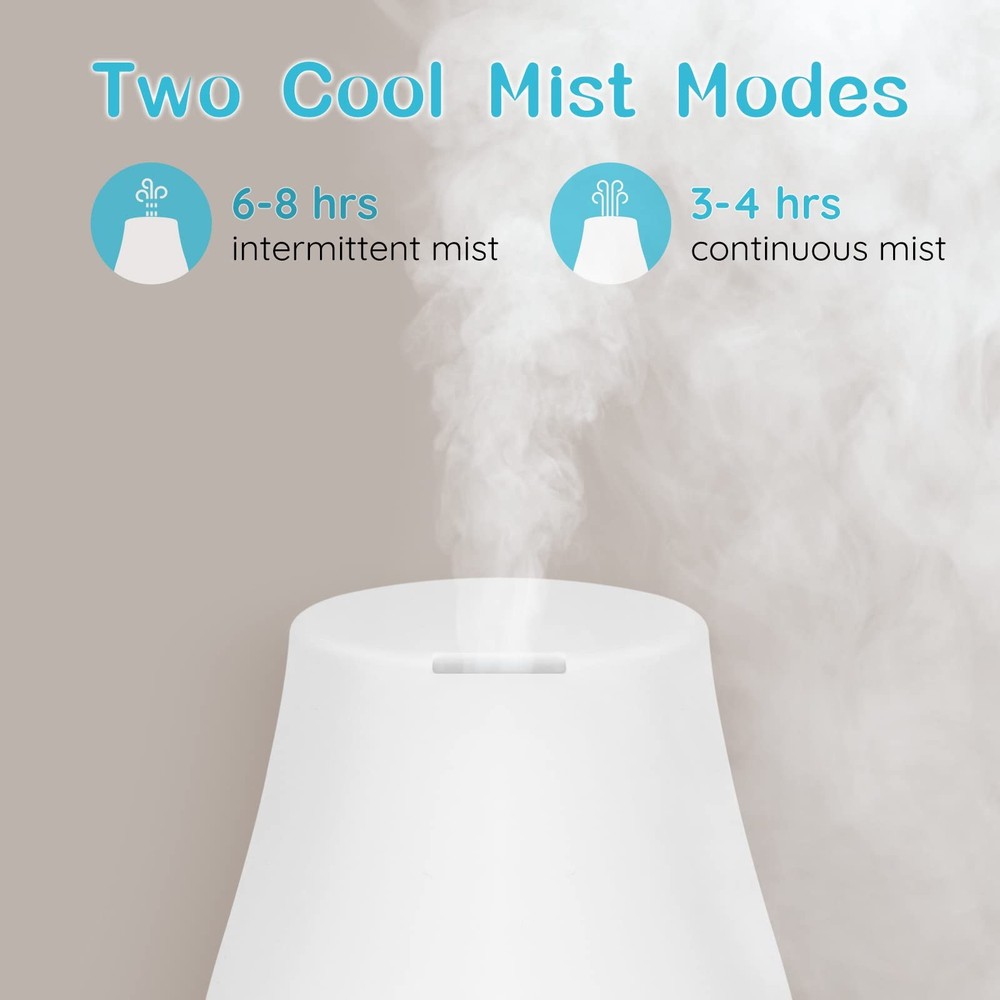 Homeweeks Diffusers, 100ml Colorful Essential Oil 100 Ml 1 Pack, Basic White