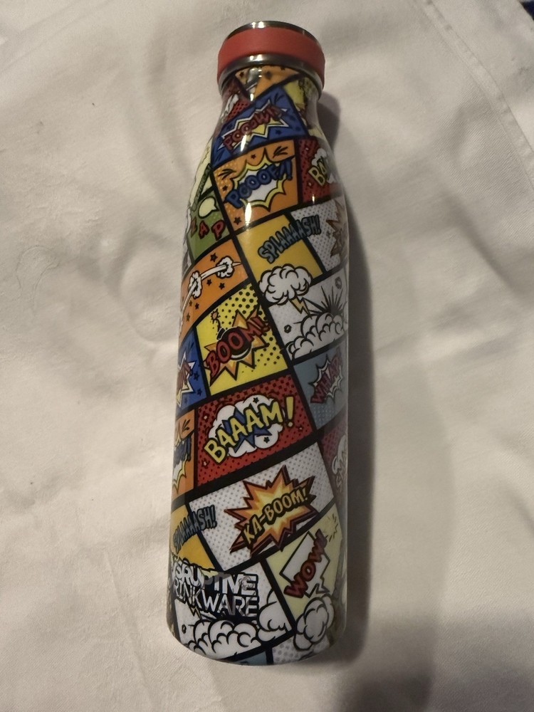 Disruptive Superhero Drinkware Water Bottle