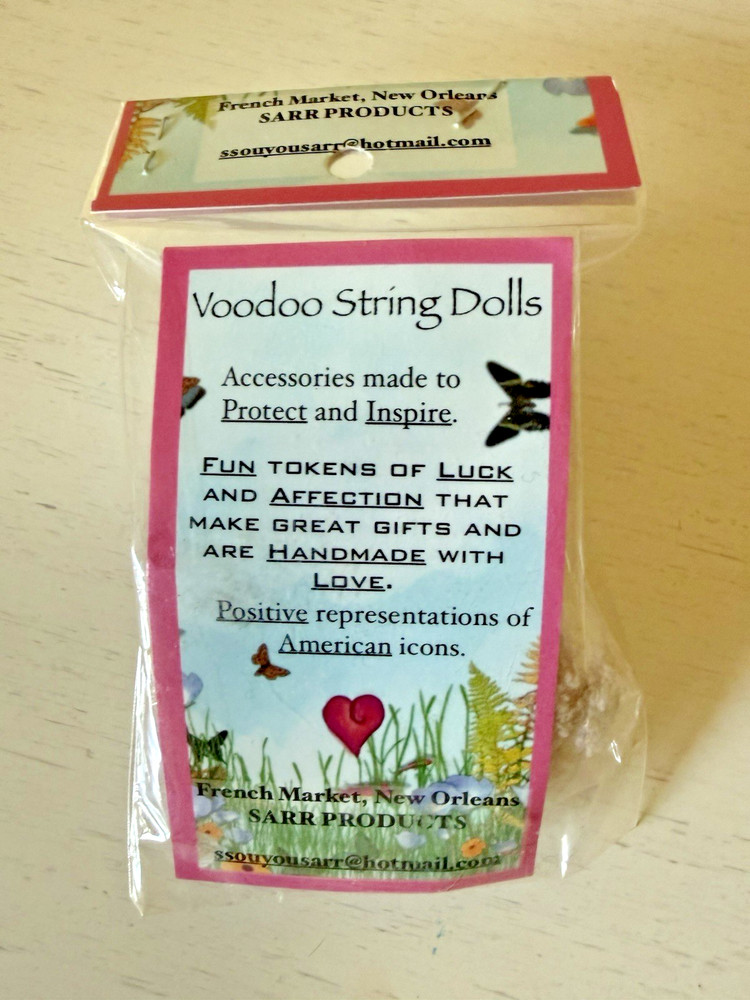 Gizmo voodoo string Doll keychain new in packaging 2in