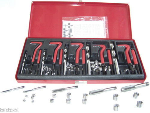 131 PC AUTO ENGINE BLOCK DAMAGED THREAD REPAIR TOOL KIT