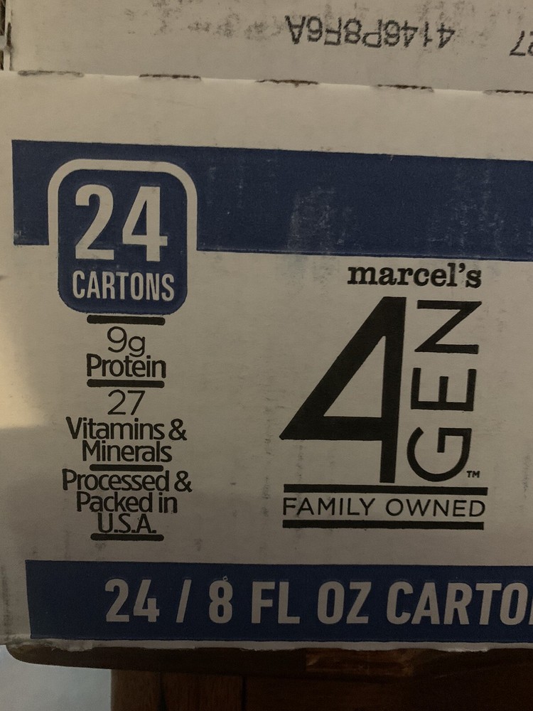 Marcel’s 4GEN Nutrition Shake Vanilla 24 Count Boxed Case
