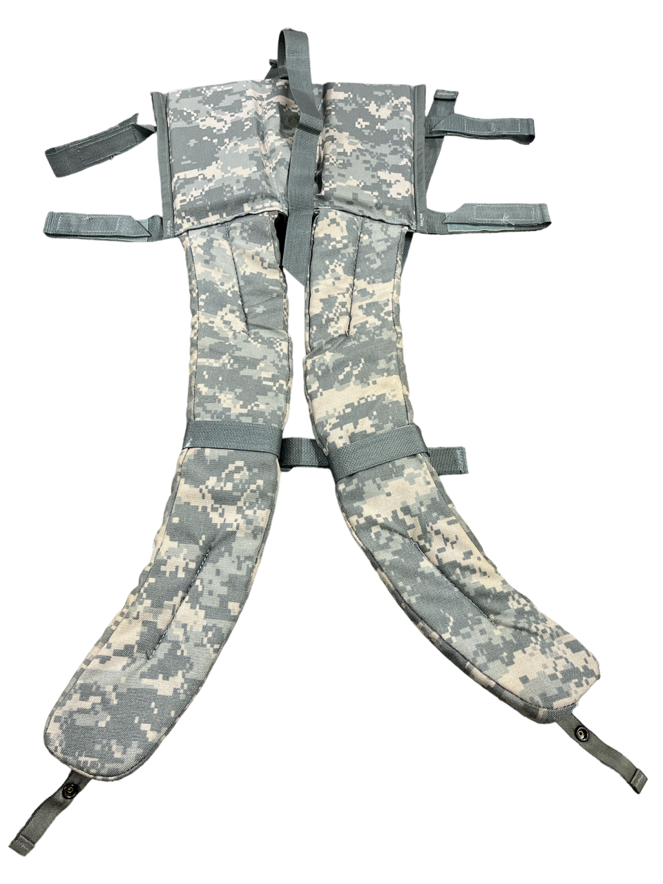 ACU Enhanced Shoulder Straps Molle II Rucksack ~NO CUT STRAPS, TEARS, or RIPS~