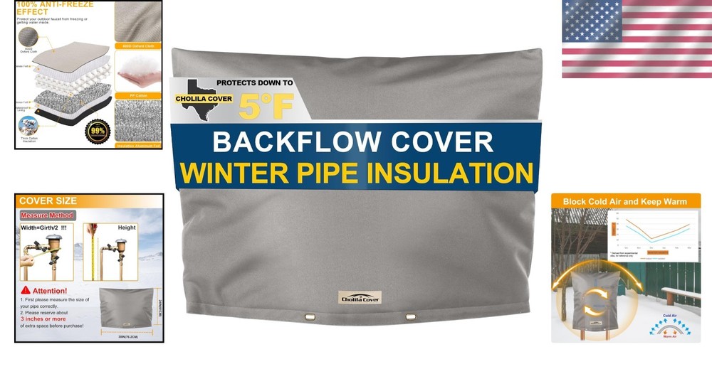 7-Layer Insulated Backflow Preventer Cover