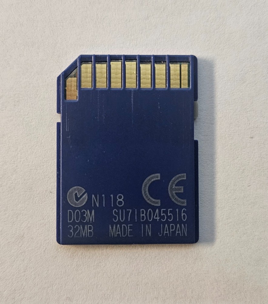 CANON SDC-32M 32mb SD Memory Card WORKS