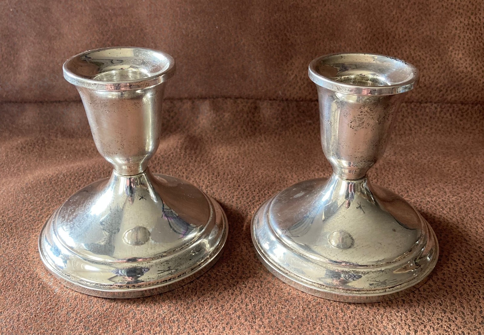 TOWLE Sterling Weighted #700,  2 - Candle Holders