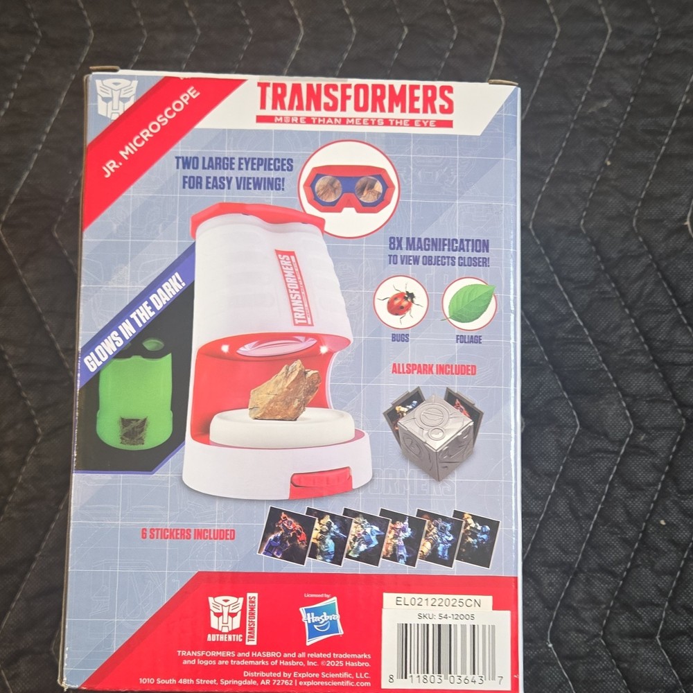 Explore Scientific Transformers Microscope Allspark 8x Magnification LED Lights