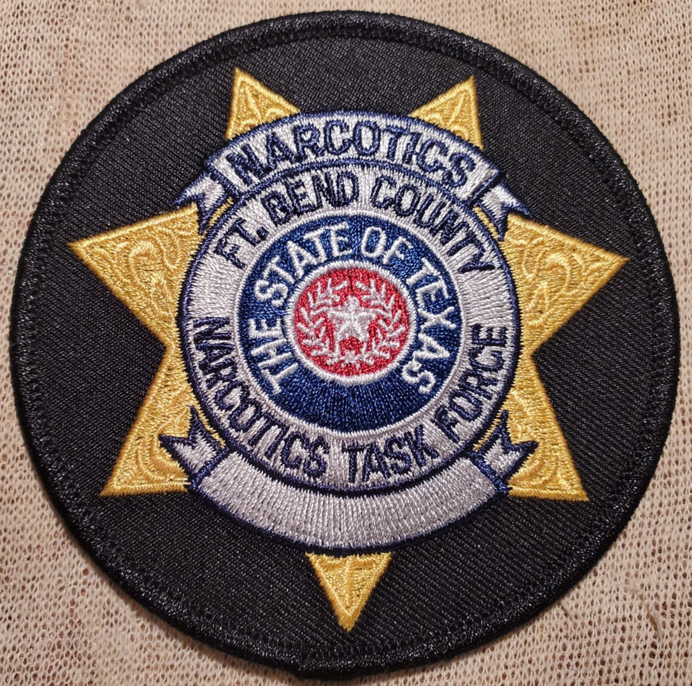 TX Fort Bend County Texas Narcotics Task Force Sheriff Shoulder Patch