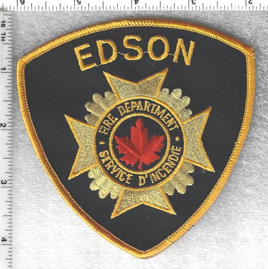 Edson Fire Department (Alberta, Canada) Shoulder Patch
